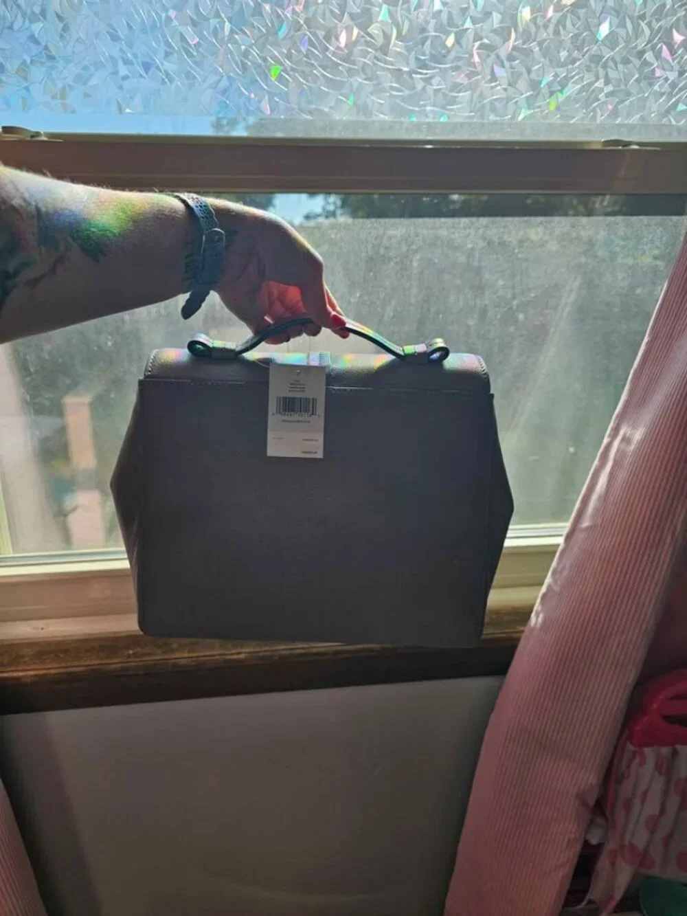 NWT Kate Spade Fleur Randall Street Porcini Leather Crossbody Purse WKRU4614